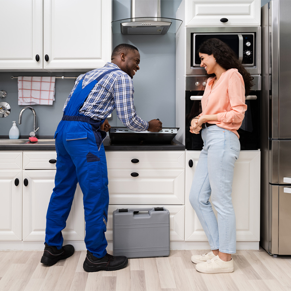 can you provide an estimate for cooktop repair before beginning any work in Thelma